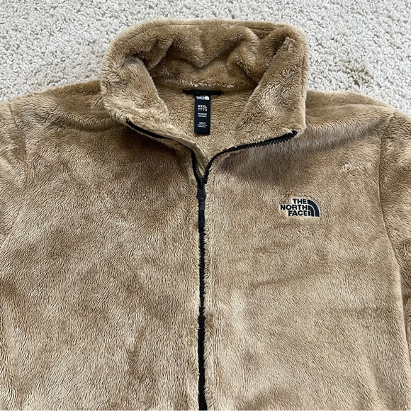 Women's THE NORTH FACE Antelope Tan OSIT Full Zip THERMAL Fleece JACKET  XXXL - Picture 2 of 6